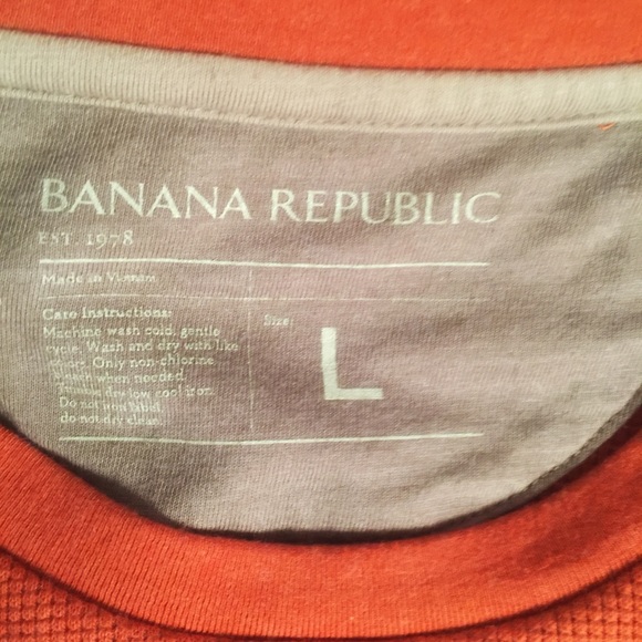 Banana Republic Orange Sweater Men’s Size Large - Picture 3 of 4